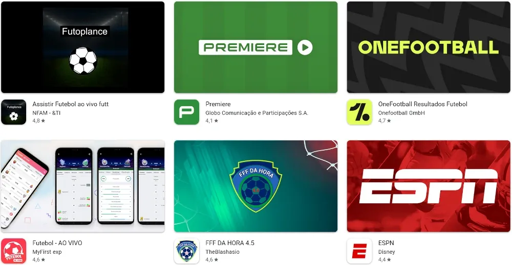 7 apps para assistir futebol ao vivo no celular