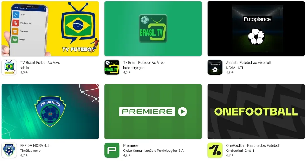 Aplicativos Assistir Flamengo ao Vivo no Android e iOS iPhone