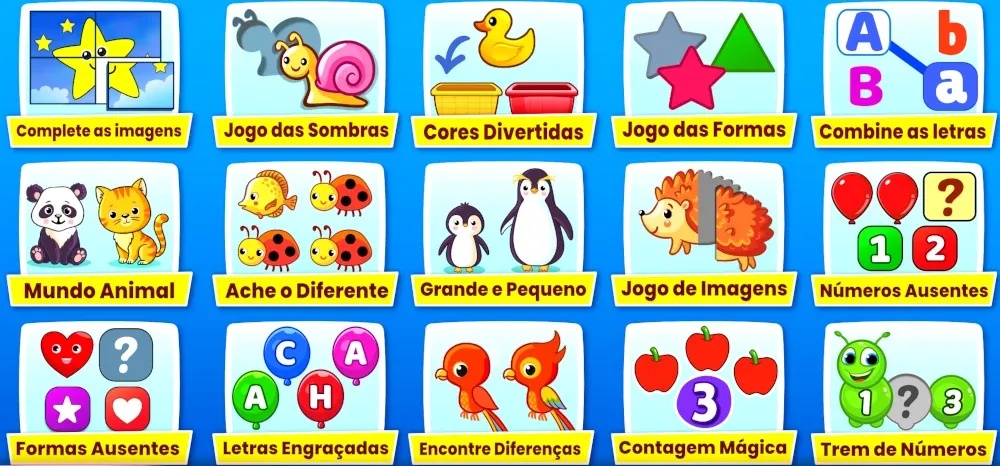 Baixar Jogos Infantis Grátis: Educativos e Divertidos