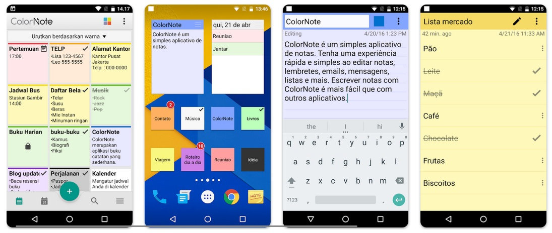 aplicativo de notas color note